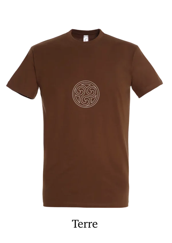Tee-shirt coton bio, Le Triskèle