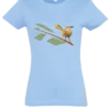 Tee-shirt coton bio, oiseau sur branche