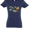 Tee-shirt coton bio, oiseau sur branche