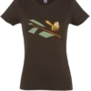 Tee-shirt coton bio, oiseau sur branche