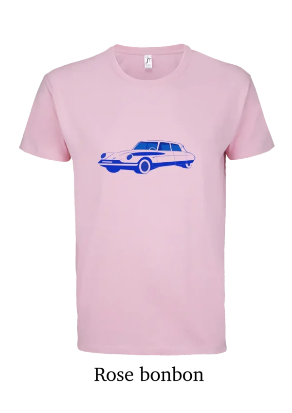 T-shirt Coton bio, voiture rétro futuriste