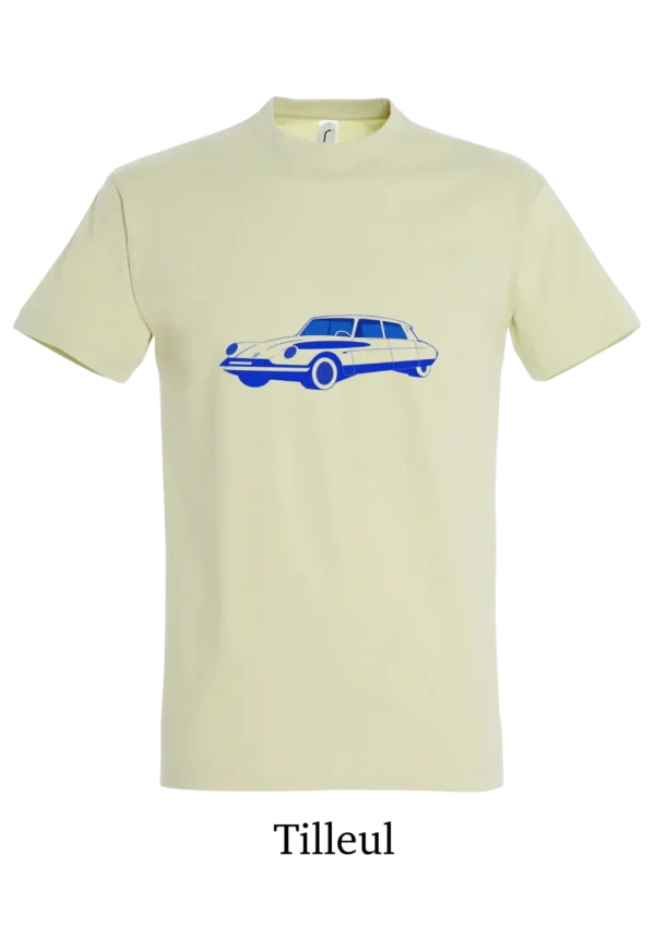 T-shirt Coton bio, voiture rétro futuriste