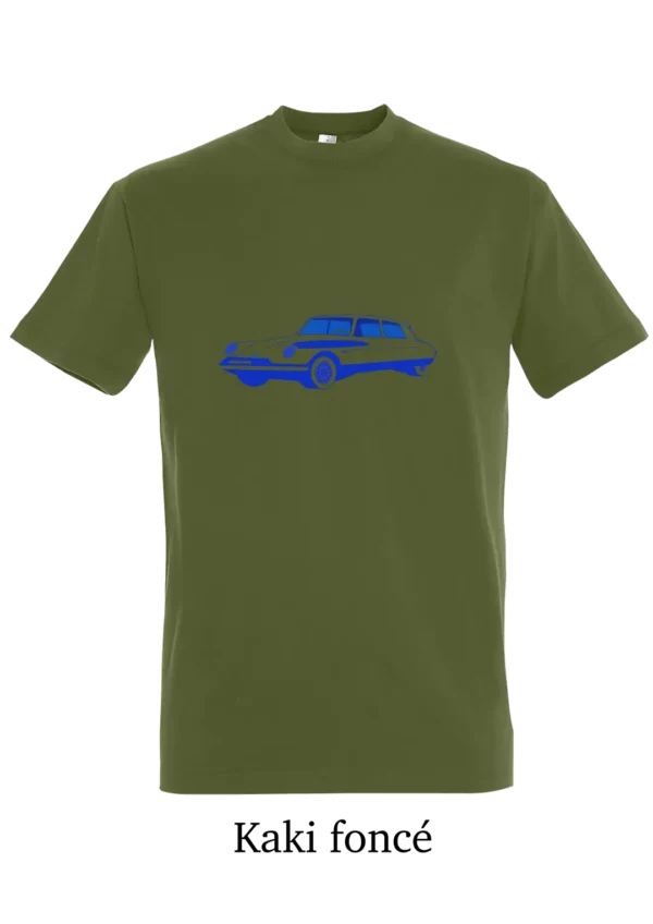 T-shirt Coton bio, voiture rétro futuriste
