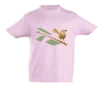 T-shirt coton bio, oiseau sur branche