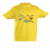 T-shirt coton bio, oiseau sur branche