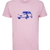 T-shirt coton bio, voiture vintage