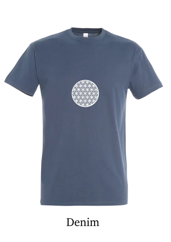 T-shirt coton bio, La fleur de vie