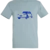 T-shirt coton bio, voiture vintage
