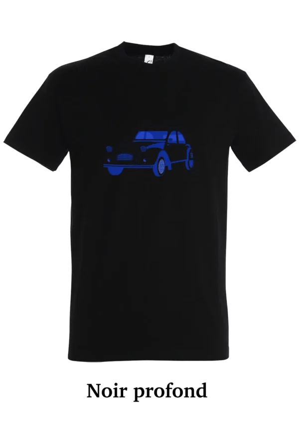 T-shirt coton bio, voiture vintage
