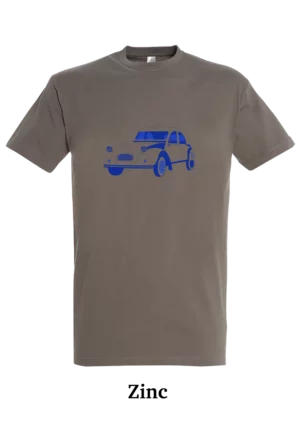 T-shirt coton bio, voiture vintage