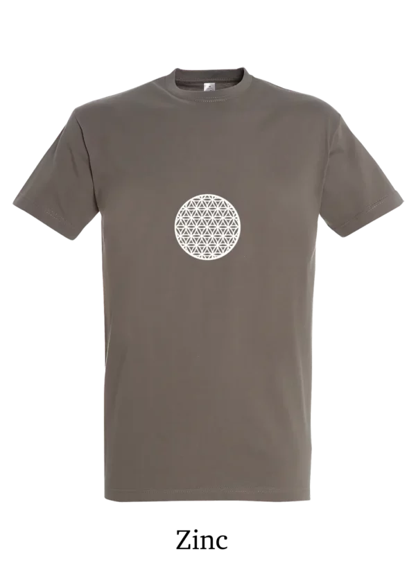 T-shirt coton bio, La fleur de vie