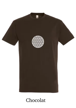 T-shirt coton bio, La fleur de vie