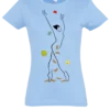 T-shirt coton bio, danseuse fleurie d'automne