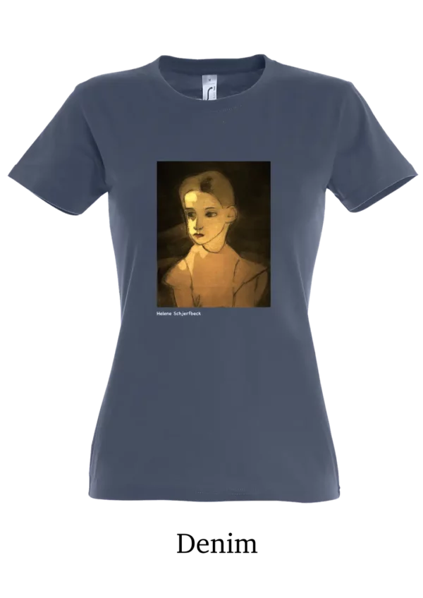 T-shirt coton bio- artiste  Helen Schjerfbeck