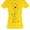 T-shirt coton bio, danseuse fleurie d'automne