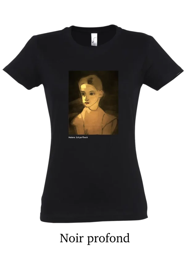 T-shirt coton bio- artiste  Helen Schjerfbeck