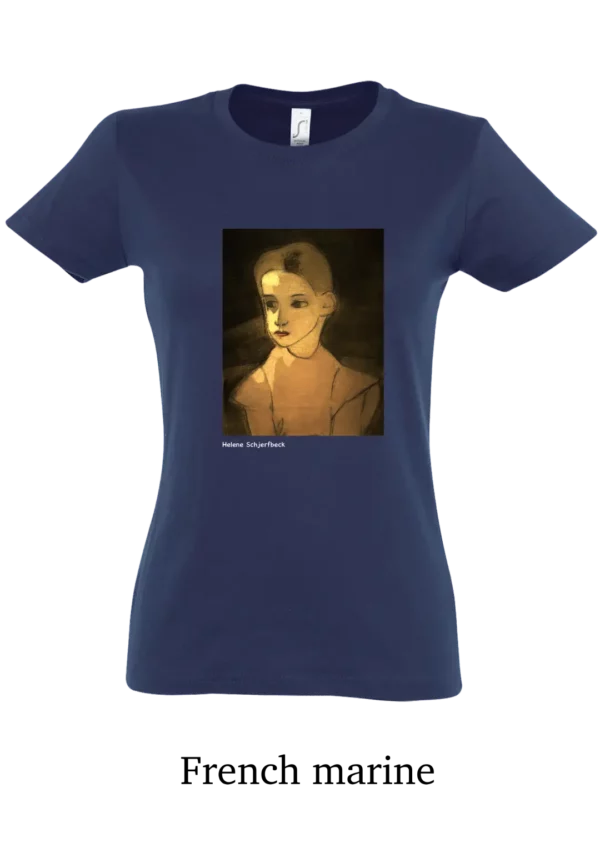 T-shirt coton bio- artiste  Helen Schjerfbeck