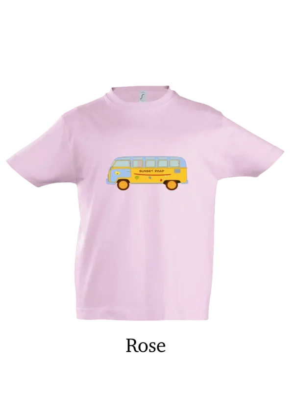 T-shirt coton bio, van sunset road