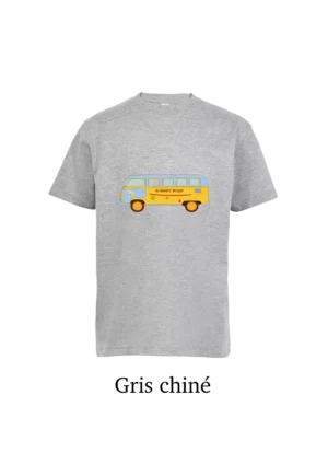 T-shirt coton bio, van sunset road