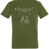 T-shirt coton bio, à bicyclette