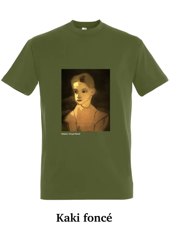T-shirt coton bio artiste Helene Schjerfbeck