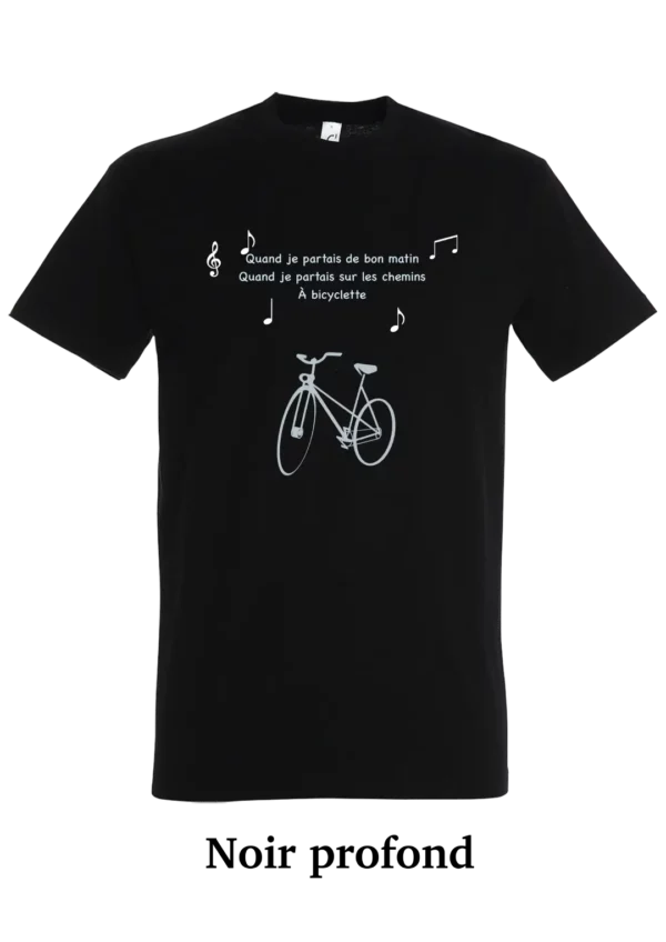 T-shirt coton bio, à bicyclette