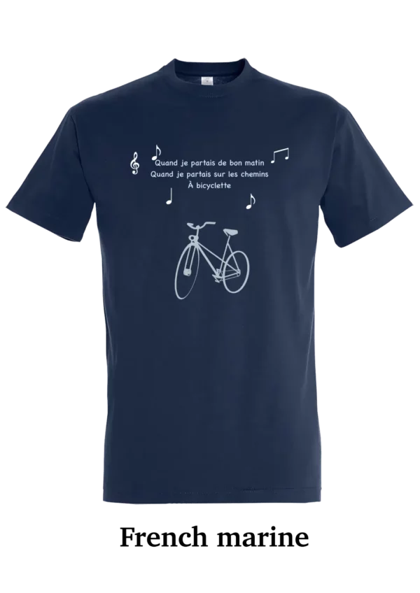 T-shirt coton bio, à bicyclette