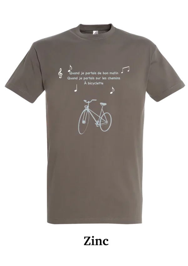 T-shirt coton bio, à bicyclette