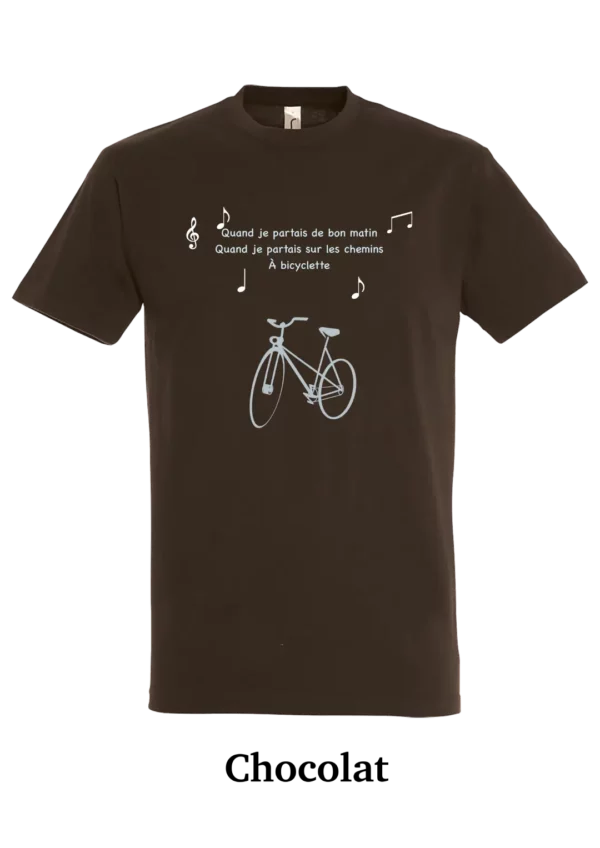 T-shirt coton bio, à bicyclette